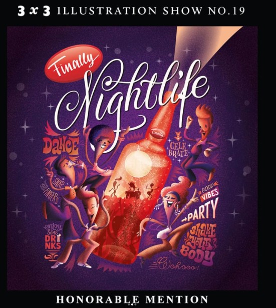 Julia Kerschbaumer Wins in 3x3 Magazine Illustration Show!