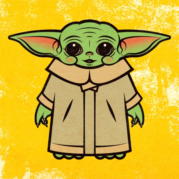 Alexei Vella Creates New Illustration of Star Wars' Grogu