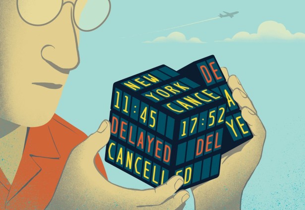 Bonazzi Creates Illustration for WSJ Airport Survival Guide