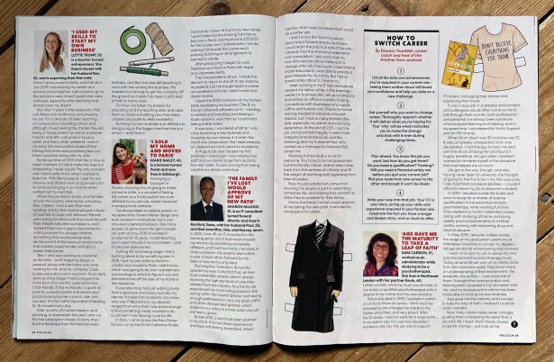 Williams Illustrates Career-Changes for YOU Magazine