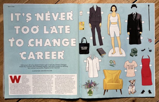 Williams Illustrates Career-Changes for YOU Magazine