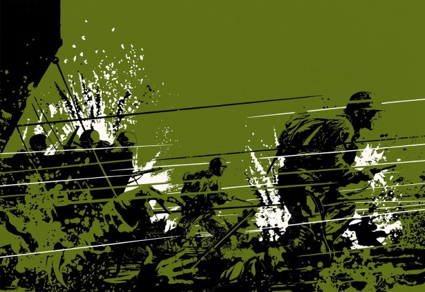 Mark Smith's Slipcase and Covers for "All Hell Let Loose"