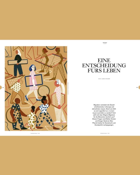 Luisa Jung's Piece "A Decision for Life" for Max Planck Society