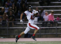 Egalecrest High School dominates Smoky Hill High School 49-7 on Thursday Sept. 01, 2016 at Stutler Bowl. Photo by Gabriel Christus/Aurora Sentinel