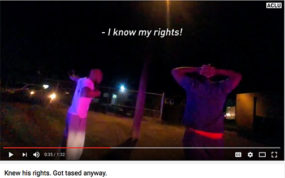 ACLU Tasing video