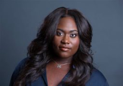 In this Sept. 26, 2016 photo, actress Danielle Brooks, from "Orange is the New Black" and the Broadway musical, "The Color Purple," poses for a portrait in New York. (Photo by Amy Sussman/Invision/AP)