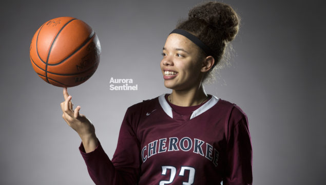Cherokee Trail High School Makayla Hemingway on Friday March 03, 2017 at Smoky Hill High School. Photo by Gabriel Christus/Aurora Sentinel