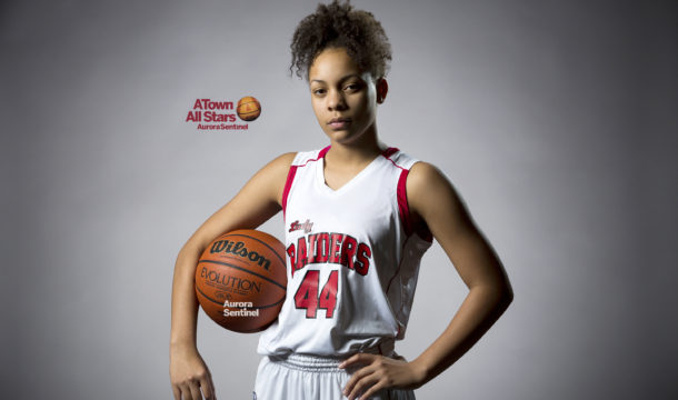 Rangeview High School Angel Broadus on Thursday March 02, 2017 at Smoky Hill High School. Photo by Gabriel Christus/Aurora Sentinel