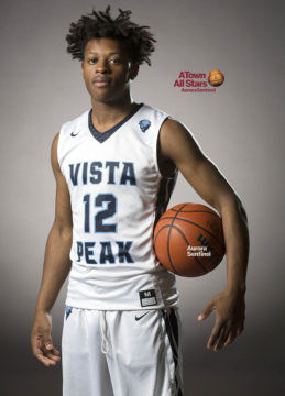 Vista PEAK Preparatory Marquise Johnson on Friday March 03, 2017 at Smoky Hill High School. Photo by Gabriel Christus/Aurora Sentinel