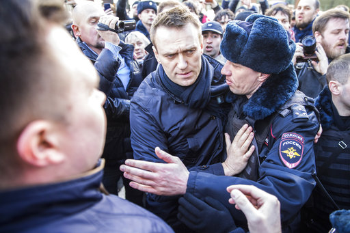 Kremlin critic jailed for protests Kremlin critic jailed for protests