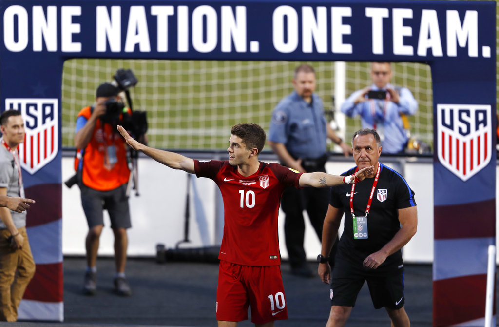 Pulisic scores twice, US beats Trinidad 2-0 in qualifying Pulisic scores twice, US beats Trinidad 2-0 in qualifying