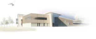 An artist’s rendering of the exterior of the new City of Aurora Public Safety Training Center facility under construction in Aurora. Provided by Adolfson & Peterson Construction