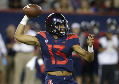Tate rushes for 327 yards, Arizona beats Colorado 45-42