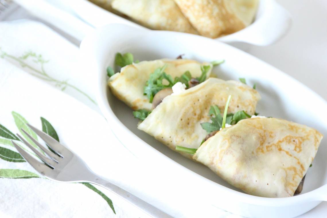 Savory Mushroom Crepes - Hamptons Lane 1