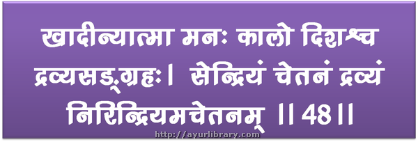 48th verse - Charaka Samhita Sutra Chapter 1