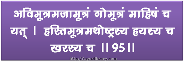 95th verse - Charaka Samhita Sutra Chapter 1
