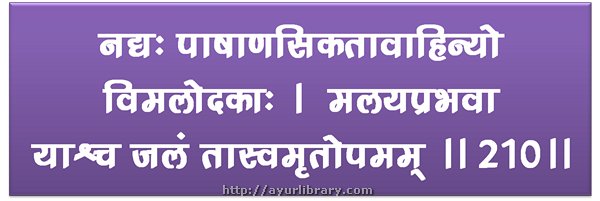 210th verse - Charaka Samhita Sutra Chapter 27