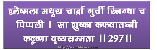 297th verse - Charaka Samhita Sutra Chapter 27