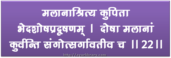27th verse - Charaka Samhita Sutra Chapter 28
