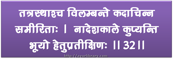 37th verse - Charaka Samhita Sutra Chapter 28