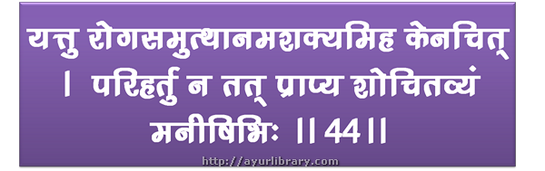 48th verse - Charaka Samhita Sutra Chapter 28