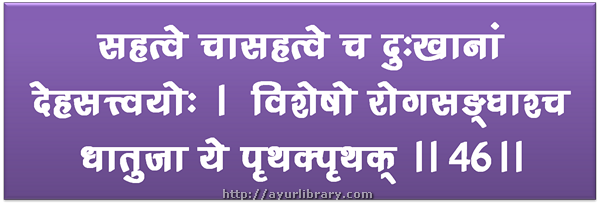 50th verse - Charaka Samhita Sutra Chapter 28