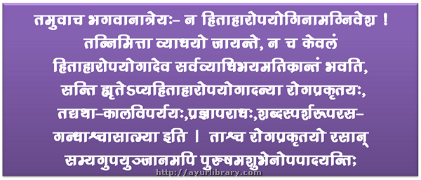 10th verse - Charaka Samhita Sutra Chapter 28