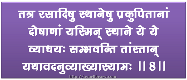 13th verse - Charaka Samhita Sutra Chapter 28