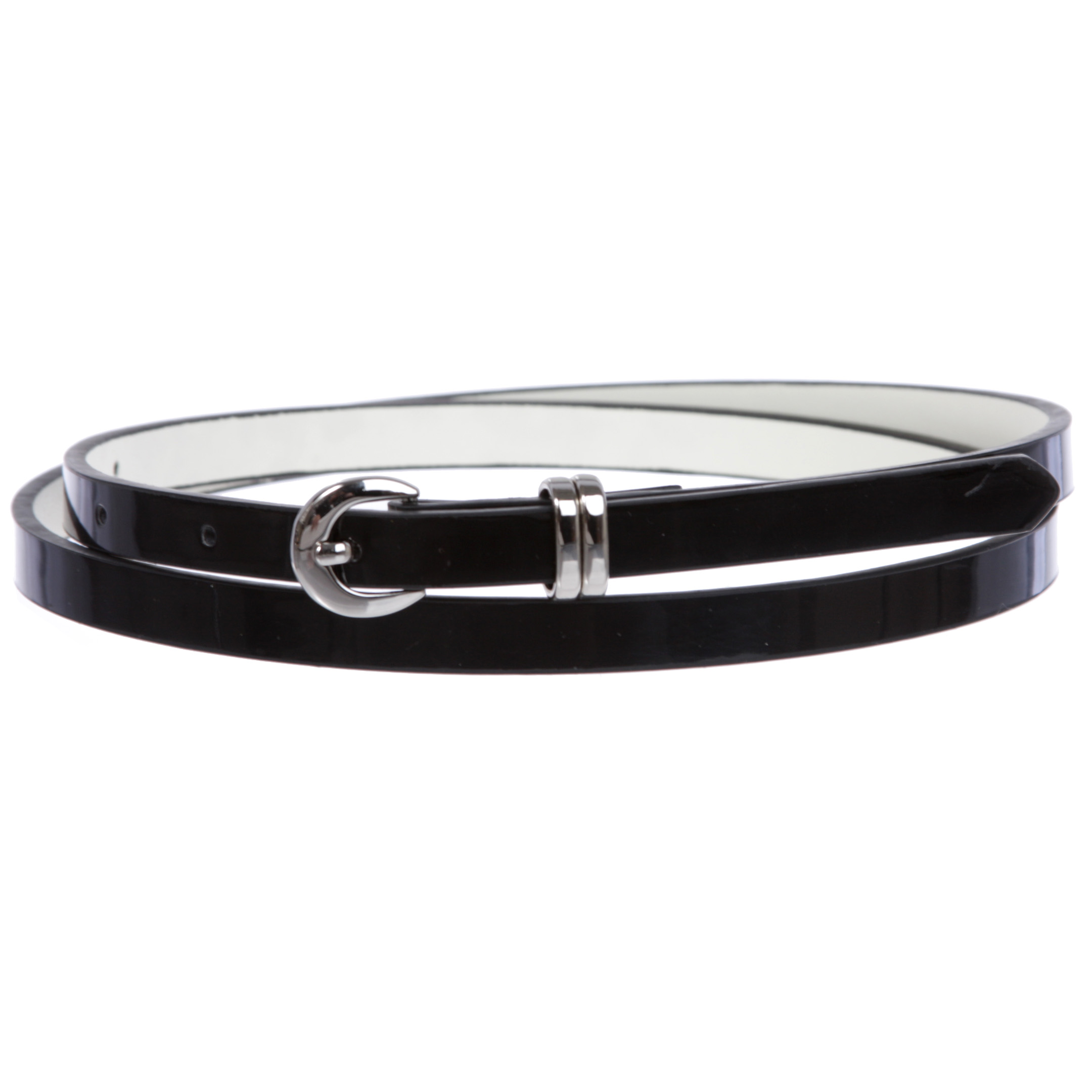 1/2" inch Patent Leather Skinny Belt - Picture 27 of 28