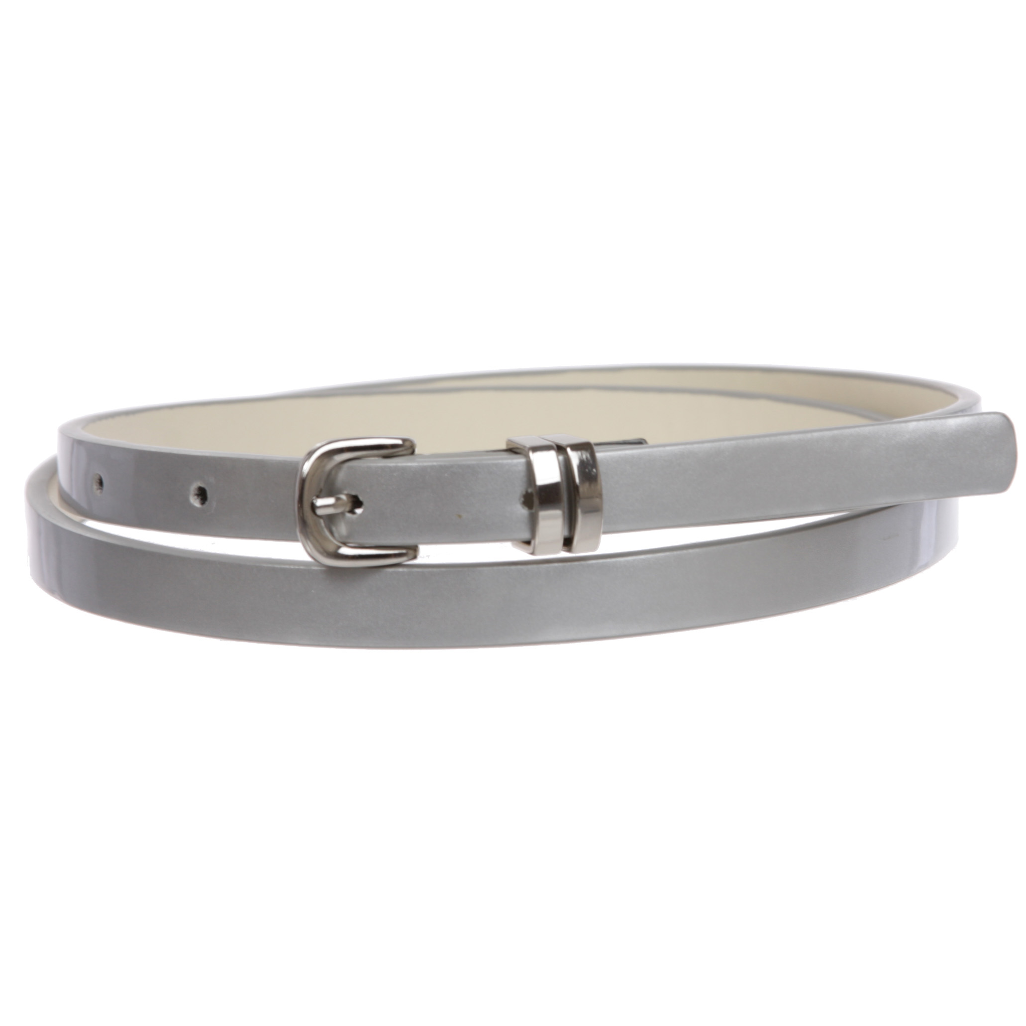 1/2" inch Patent Leather Skinny Belt - Picture 17 of 28