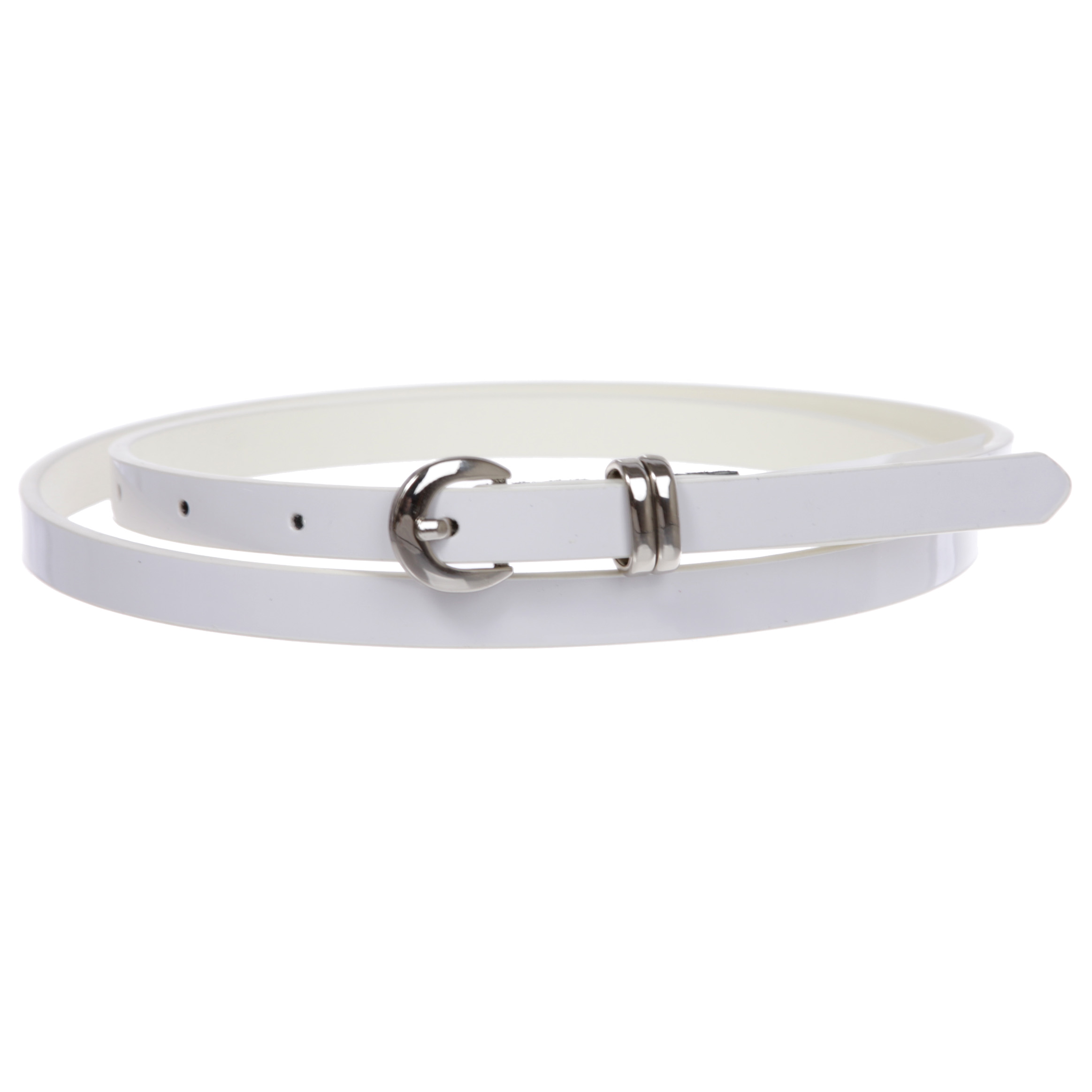 1/2" inch Patent Leather Skinny Belt - Picture 19 of 28
