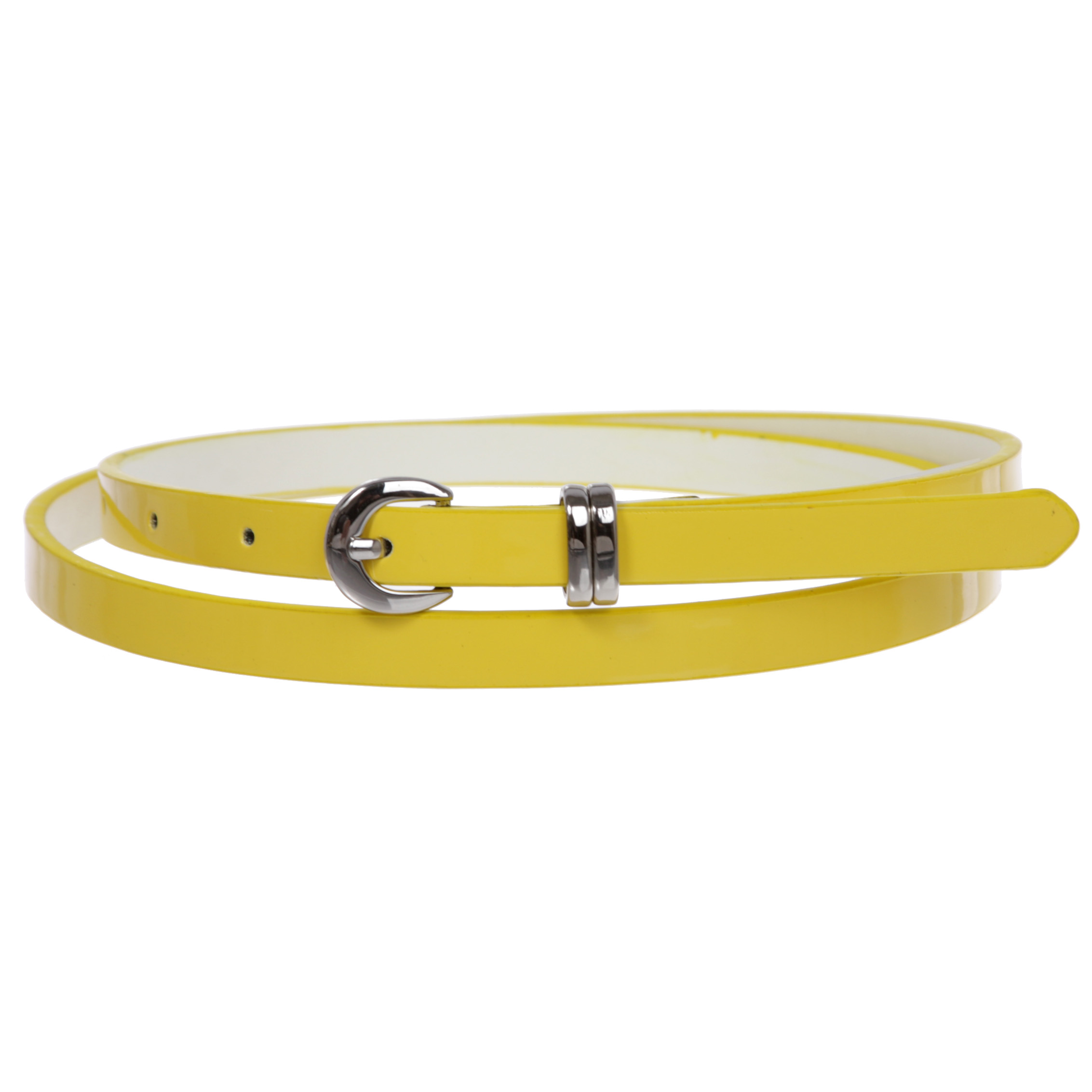 1/2" inch Patent Leather Skinny Belt - Picture 21 of 28