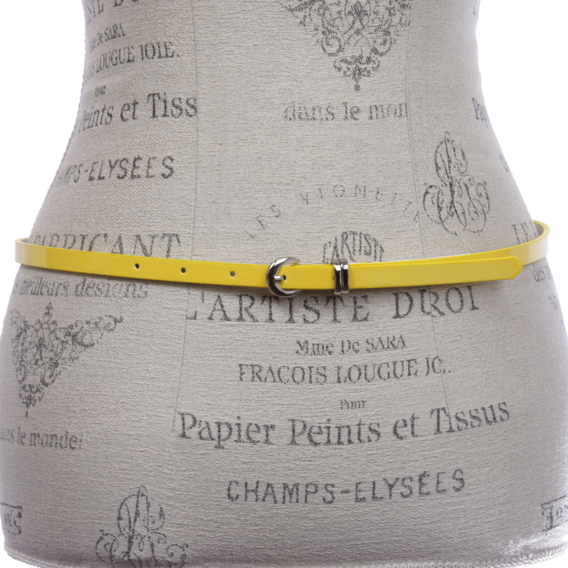 1/2" inch Patent Leather Skinny Belt - Picture 22 of 28