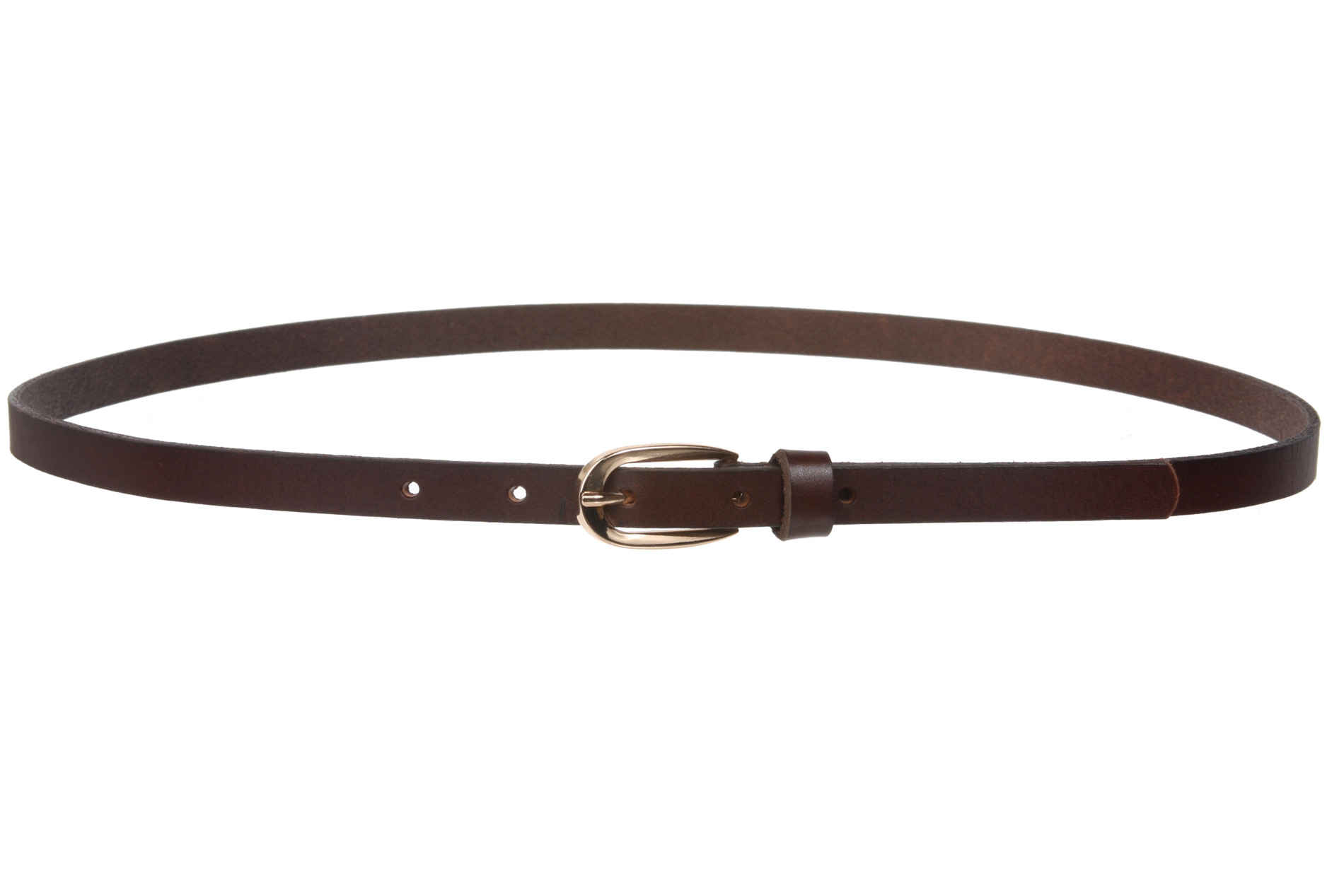 Women's 1/2" (13 mm) Skinny Cowhide Full Grain Leather Dress Belt - Picture 18 of 42