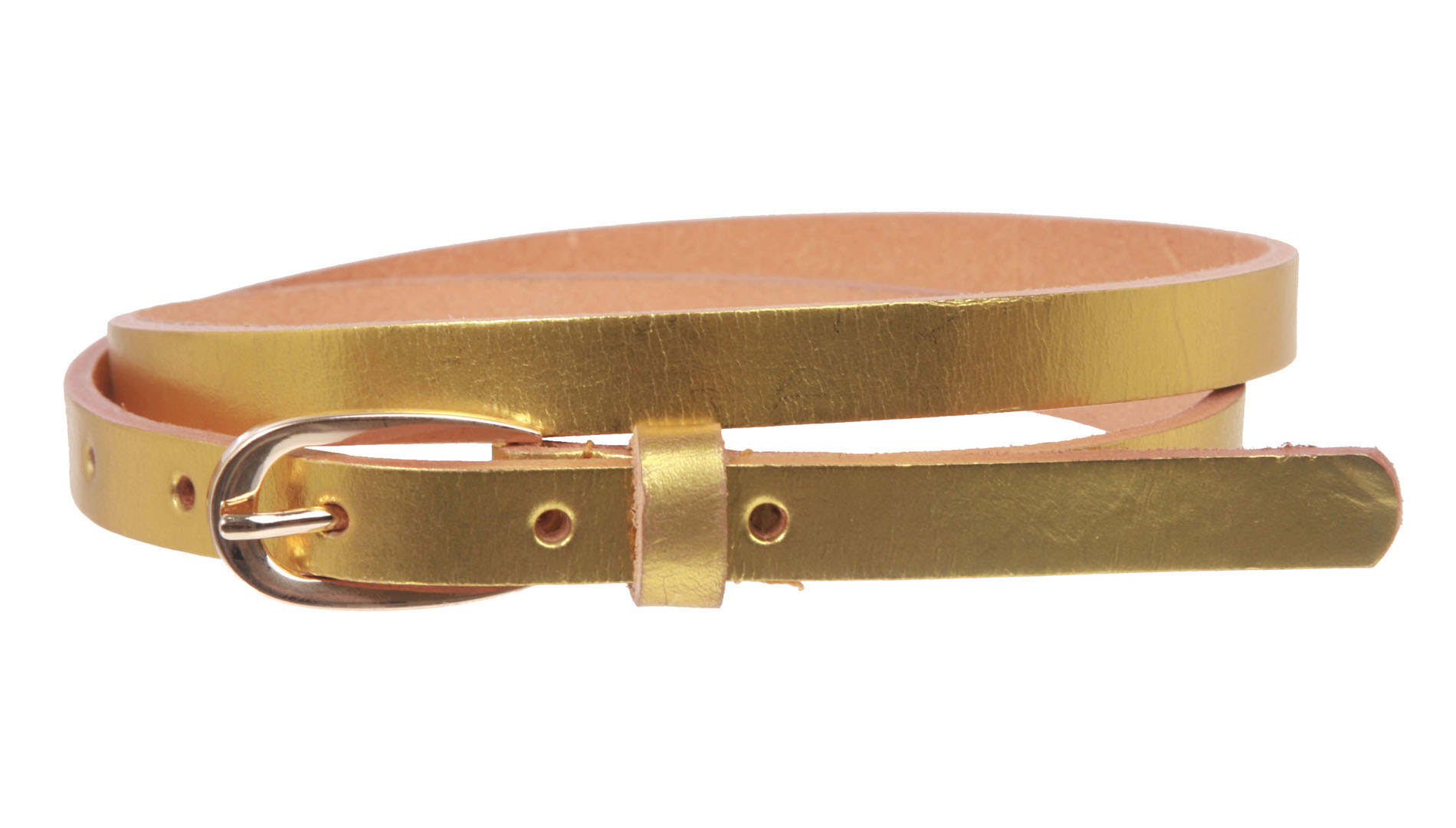 Women's 1/2" (13 mm) Skinny Cowhide Full Grain Leather Dress Belt - Picture 16 of 42