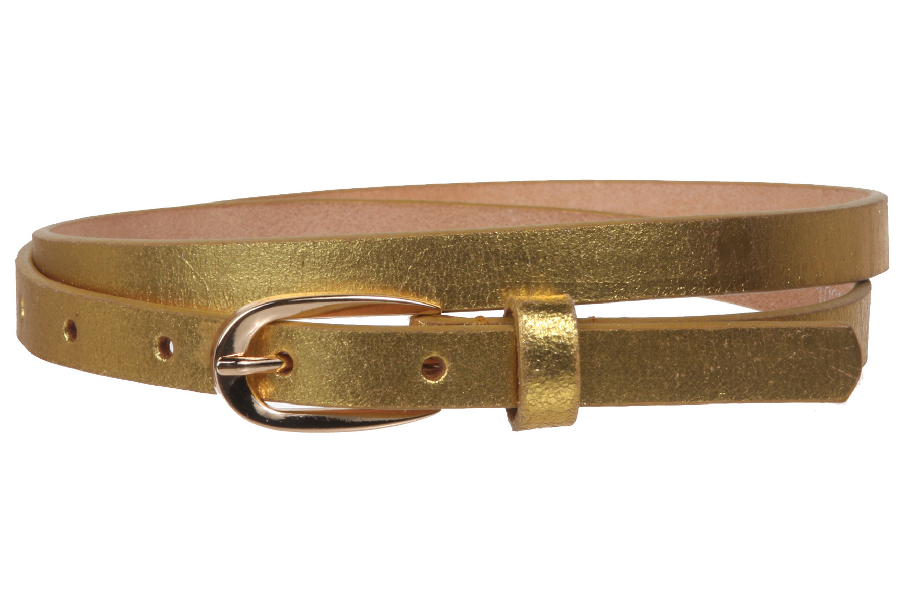 Women's 1/2" (13 mm) Skinny Cowhide Full Grain Leather Dress Belt - Picture 40 of 42