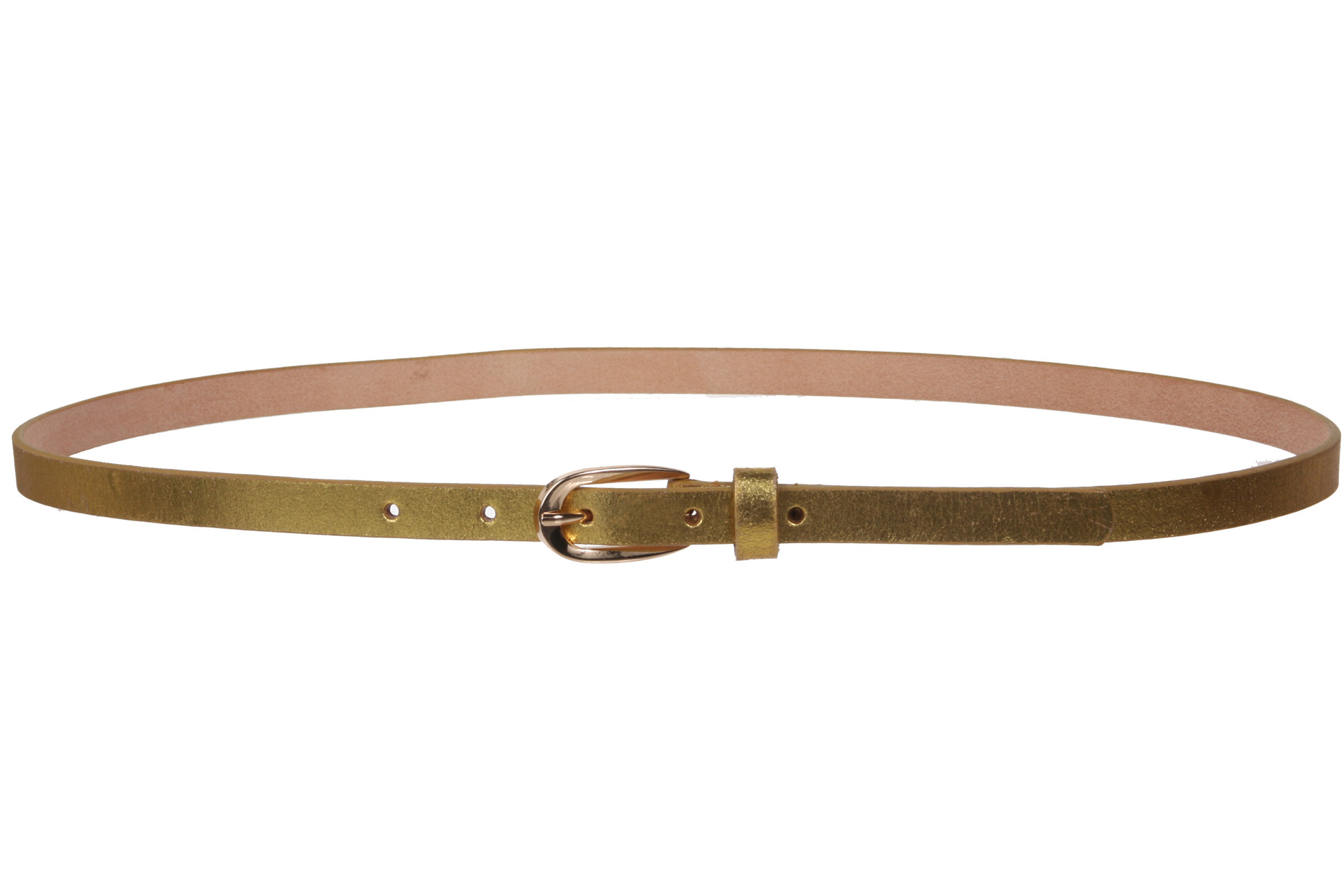 Women's 1/2" (13 mm) Skinny Cowhide Full Grain Leather Dress Belt - Picture 41 of 42