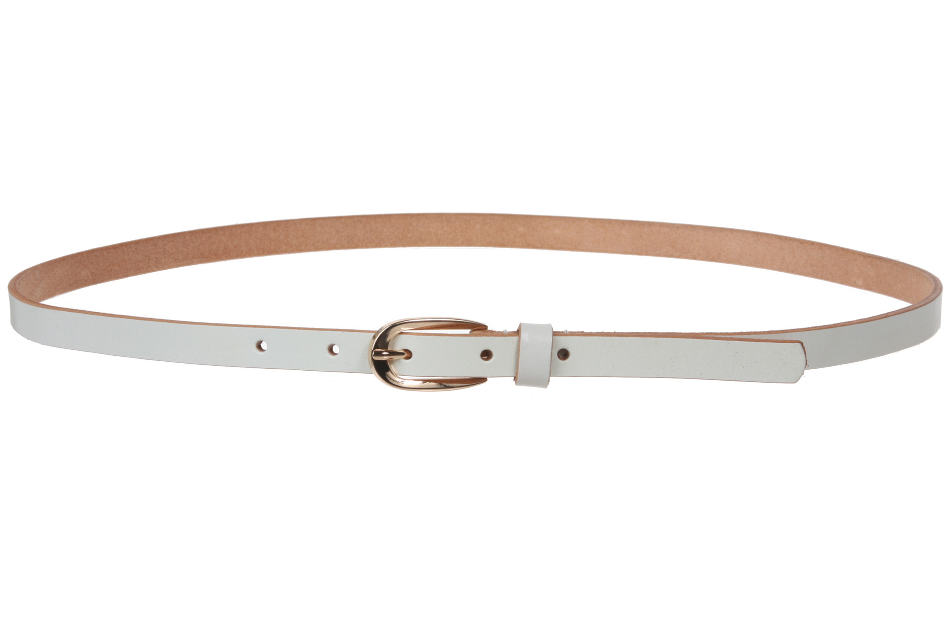 Women's 1/2" (13 mm) Skinny Cowhide Full Grain Leather Dress Belt - Picture 35 of 42