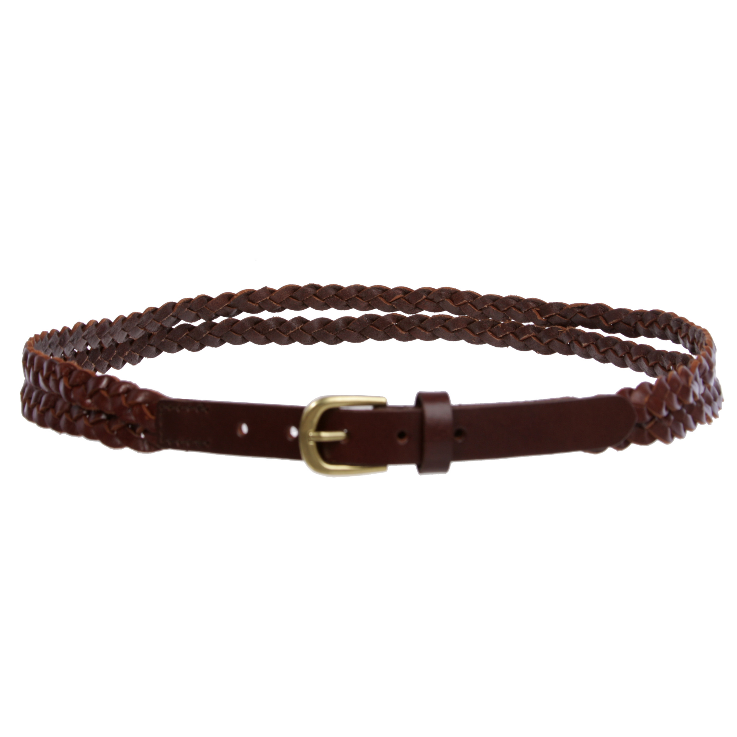 Women's Combinative Casual Leather Braided Double Belt - Picture 28 of 38