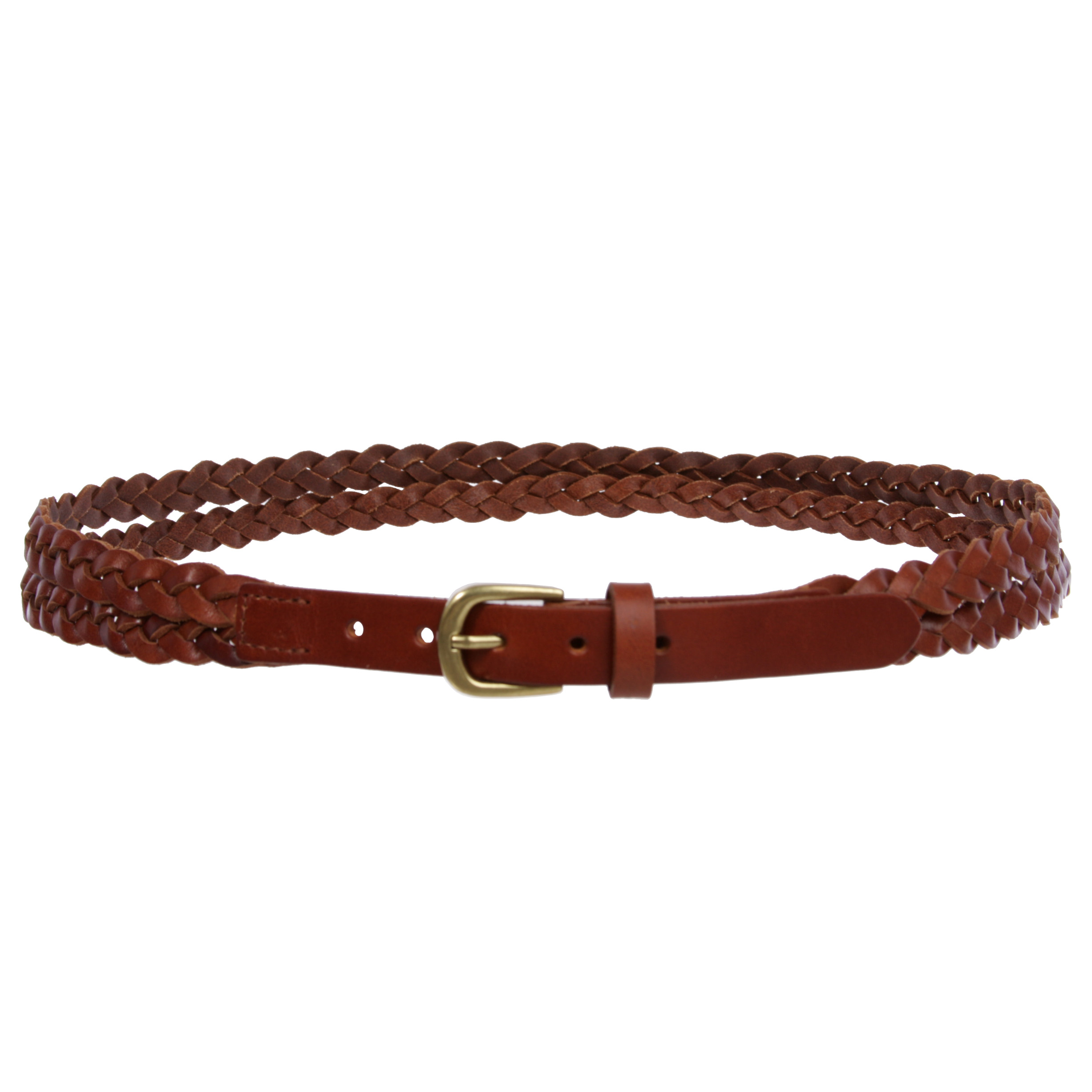 Women's Combinative Casual Leather Braided Double Belt - Picture 13 of 38
