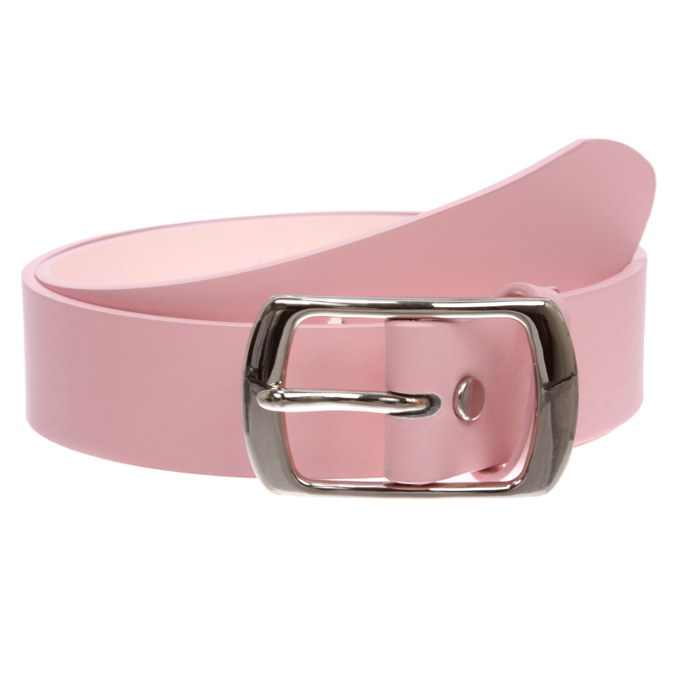 Women Casual PU Leather Dress Belt With Square Single Prong Buckle - Picture 29 of 44