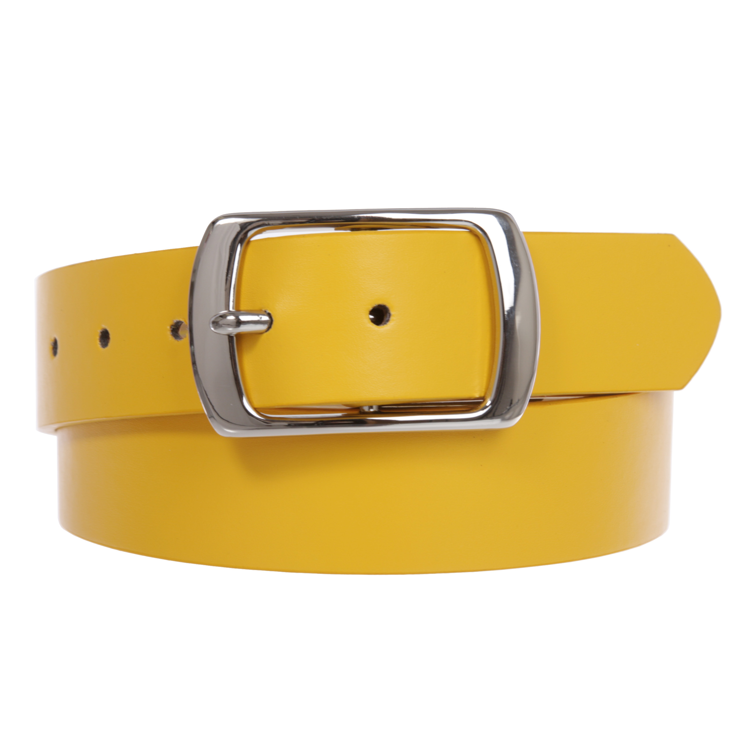 Women Casual PU Leather Dress Belt With Square Single Prong Buckle - Picture 39 of 44