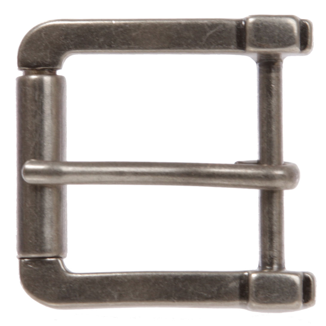 Hebilla de cinturón de rodillo cuadrado rectangular rectangular de una sola punta de 1 1/2" (38 mm) - Imagen 3 de 4