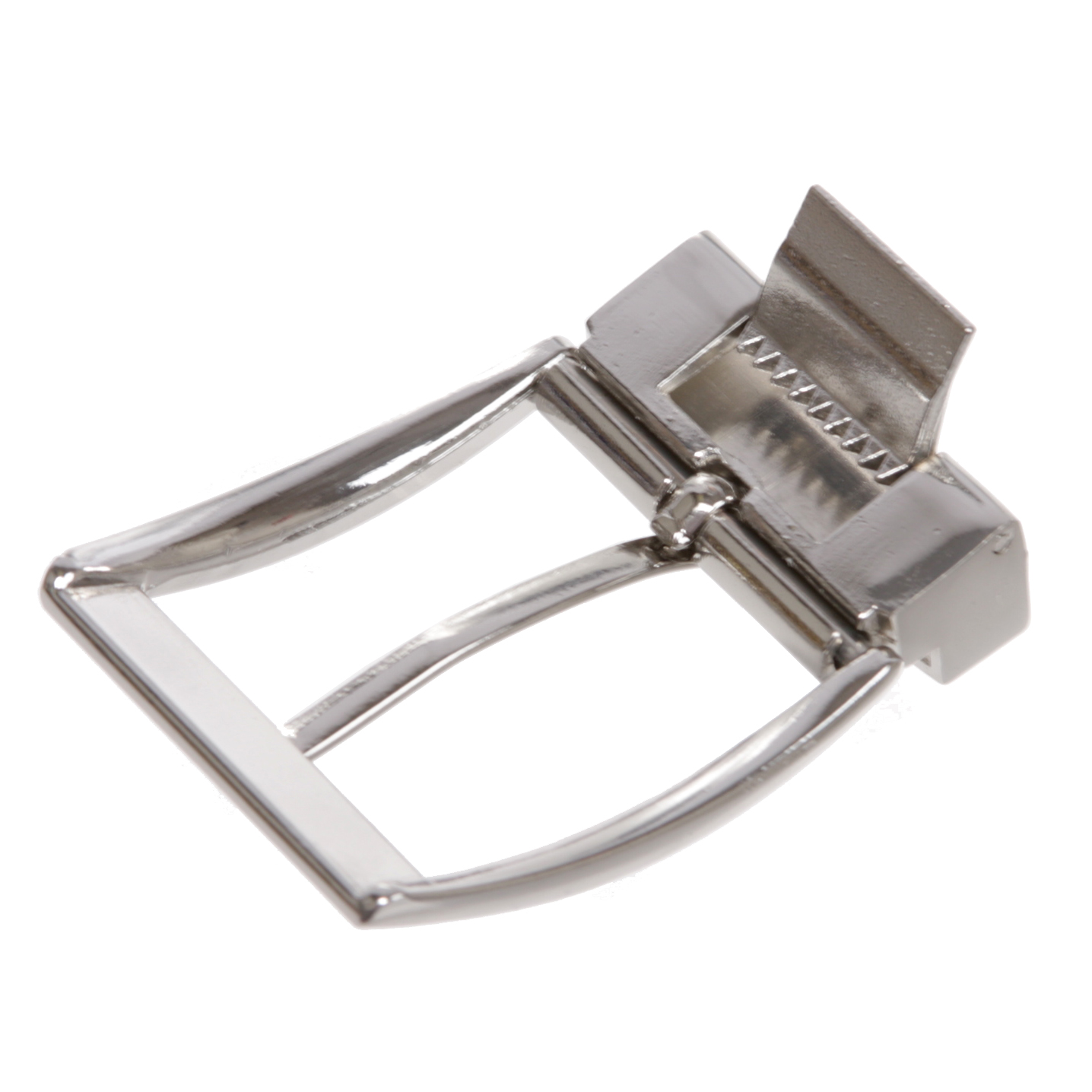 1 5/8" (40 mm) Nickel Free Rectangular Clamp Belt Buckle eBay