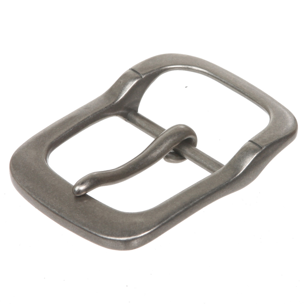 Hebilla de cinturón de barra central rectangular de una sola punta de 1 5/8" (40 mm) - Imagen 4 de 4