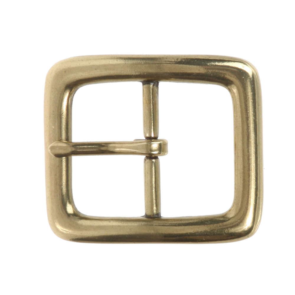 Hebilla de cinturón de barra central rectangular de una sola punta sin níquel de 1 3/8" (35 mm) - Imagen 4 de 6