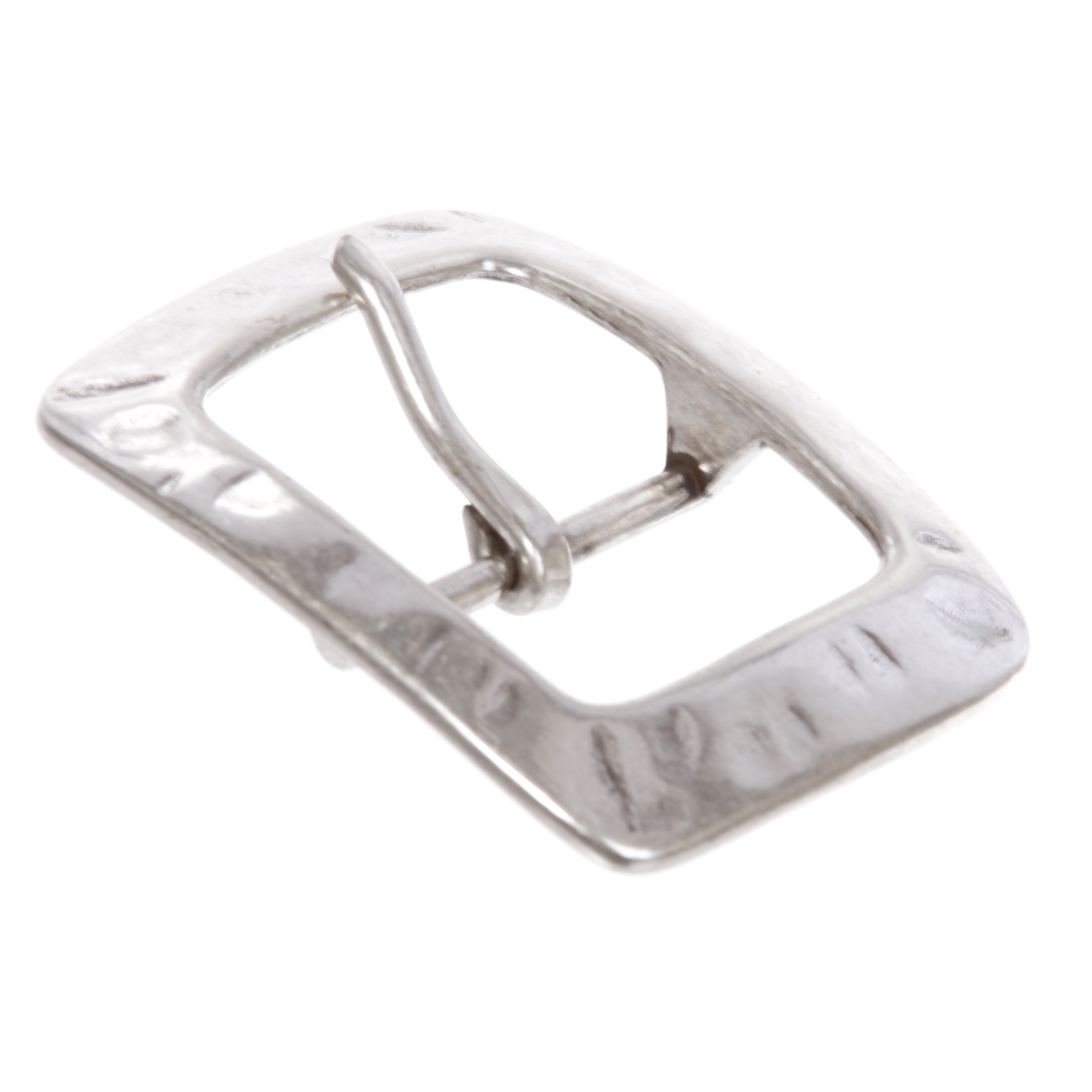 Hebilla de cinturón rectangular de 1 1/2" (39 mm) barra central libre de níquel - Imagen 14 de 16