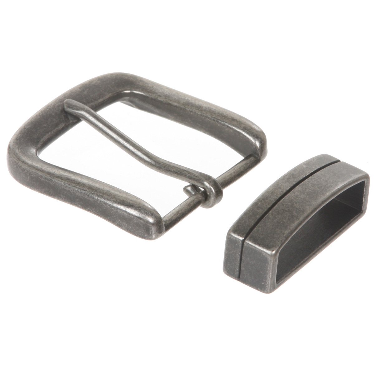 1 1/2" (38 mm) Nickelfrei Einzelzinken Quadrat Gürtelschnalle Set - Bild 12 von 12
