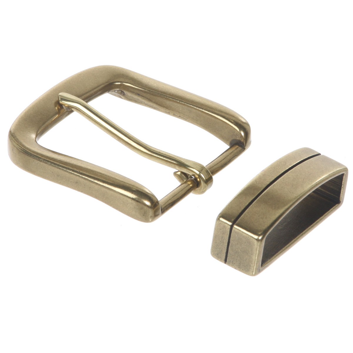 1 1/2" (38 mm) Nickelfrei Einzelzinken Quadrat Gürtelschnalle Set - Bild 8 von 12