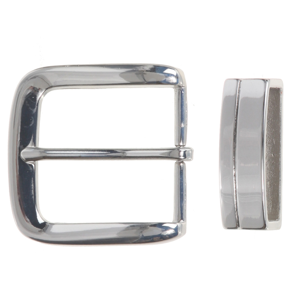 1 1/2" (38 mm) Nickelfrei Einzelzinken Quadrat Gürtelschnalle Set - Bild 9 von 12